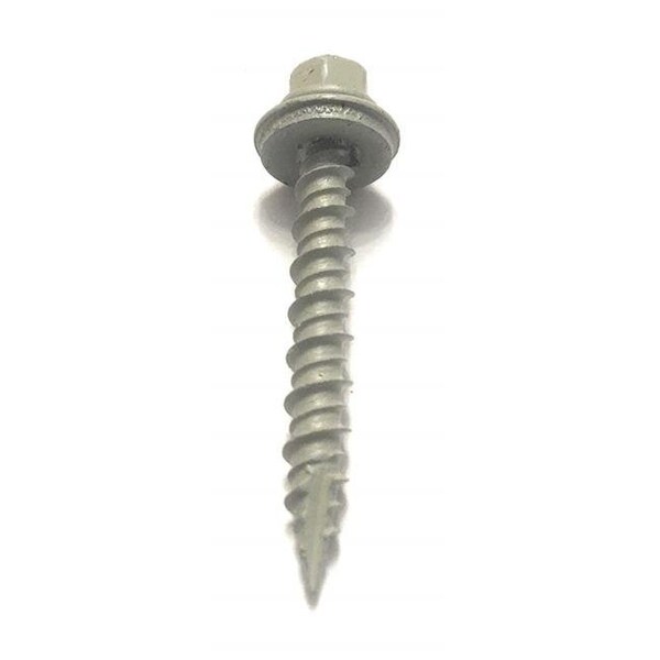 Hillman Fasteners 250489 LB 10 x 1 in. Metal to Wood Self-Drilling Roofing Screws; Grey
